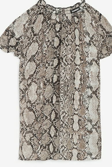 Snakeskin Print top - Picture 3 of 6
